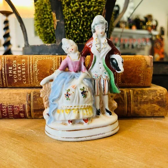 Occupied Japan charming couple 1940's - Picture 6 of 10